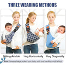 Baby Sling Carrier,Baby Sling,Toddler Carrier,Adjustable and Non-Slip Hip Seat Carriers Carrying 10-30 lbs(Grey) by TinyTreasures Baby Boutique