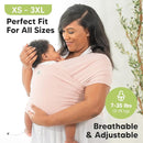 KeaBabies Baby Wrap Carrier - All in 1 Original Baby Carrier Newborn to Toddler Sling, Easy to Wear, Hands Free Bonding, Lightweight, Breathable Infant Wraps (Graphite) by TinyTreasures Baby Boutique
