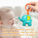 Baby Toys, Cartoon Animal Hanging Rattle Toys, Handbells Baby Rattles, Baby Bed Crib Car Seat Travel Stroller Toys for Infant, Best Birthday Gift for Newborn, 4 Pack by TinyTreasures Baby Boutique
