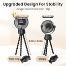 20000mAh Portable Stroller Fan with Auto Oscillating, Extended Anti-Slip Detachable Flexible Tripod, Power Bank & LED Light, 3-Speed Quiet Long Time Cooling Clip On Fans for Baby Crib Car Seat Travel by TinyTreasures Baby Boutique