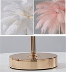 Luxury Ostrich Feather Floor Lamp, 160cm Tall Modern Standing Light with 58+ Extra-Full 45cm Lengthened Feathers by EP Designlab LLC