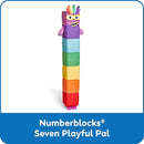 hand2mind Numberblock Seven Playful Pal, Plush Figure Toys, Numbers for Toddlers, Preschool Math Learning Toys, Stuffed Animal Plushies, Counting Blocks, Soft Stuffies, Kids Birthday Gifts by TinyTreasures Baby Boutique