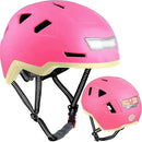 Kid Bike Helmets for Boys and Girls | Fit Head 51-54cm Circumference | CPSC & NTA-8776 Dual Certified | Multi-Sport Helmets with LED Lights, Magnetic Buckle, Detachable Visor by TinyTreasures Baby Boutique