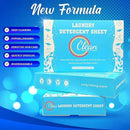 Clean Laundry Detergent™– Hypoallergenic, Eco-Friendly, Plant-Based, Biodegradable, 100% Natural – Gentle on Skin & Fabrics, Fresh Scent, 60 Premium Detergent Sheet by CozyNest Decor
