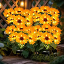 Solar Sunflower Lights 4 Pack with 24 Sunflower Solar Lights Outdoor Garden Decor Birthday Gift for Mom Women Grandma,Waterproof Solar Flower Garden Stake Lights for Yard Landscape Patio Lawn Pathway by CozyNest Decor