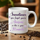 Hyturtle Personalized Purple Inspirational Butterfly Mug - Butterfly Gifts For Women - Animal Gift For Bird Lover Her - Bird Gifts For Mom on Mother Day - Custom Coffee Cup Ceramic Mug 11 Oz 15 Oz by CozyNest Decor