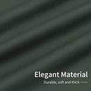Easy-Going Blackout Curtains for Bedroom, Solid Thermal Insulated Grommet and Noise Reduction Window Drapes, Room Darkening Curtains for Living Room, 2 Panels (34x63 in, Greyish Green) by CozyNest Decor