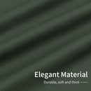 Easy-Going Blackout Curtains for Bedroom, Solid Thermal Insulated Grommet and Noise Reduction Window Drapes, Room Darkening Curtains for Living Room, 2 Panels (34x45 in, Greyish Green) by CozyNest Decor