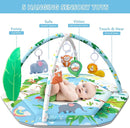 Baby Gym Play Mat, 8-in-1 Tummy Time Mat & Activity Gym Mat Ball Pit with Detachable Toys, Washable Infant Play Mat for Visual, Hearing, Sensory, Motor Development, Newborn Baby Toys Gift for Toddler 0-3-6-9-12 Months Easy to Install by TinyTreasures Baby Boutique
