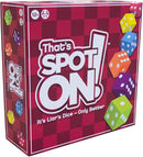 That's Spot On! Best Bluffing Strategy Game - Board, 6 Cups, 12 Tokens, 30 Dice – 2 to 6 Players, Ages 12+, Family Fun or Game Nights with Friends by TinyTreasures Baby Boutique