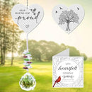 Keep Making Him Proud,Crystal Suncatcher Bereavement Keepsake,Memorial Gift for Loss of Dad,Grandpa,Uncle,Hanging Crystals Ornament for Window Rainbow Maker Prisms Home Decor Gift by GreenHaven Gardens