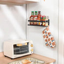 Spice Rack for Rrefrigerator Self Adhesive Spice Shelf Kitchen Home Organization and Storage by CozyNest Decor