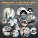 Steam Cleaner, 3-Level Adjustable Handle, 15s Heat-Up, 1.69 Quarts Tank, Portable Steamer for Cleaning with 15 pcs Accessories, Steam Cleaner for Home for Dirt, Grease, Grout, Tile,Floor, Car by TinyTreasures Baby Boutique