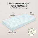 KeaBabies 2-Pack Organic Crib Sheets for Boys, Girls - 52x28 Fitted Crib Mattress Sheet Neutral, Breathable Jersey Cotton Cover for Baby Bed, Toddler Mattress, Soft & Cute Prints (Jolly Rainbow) by TinyTreasures Baby Boutique