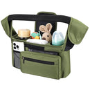 Accmor Universal Stroller Organizer with Insulated Cup Holder Detachable Phone Bag and Shoulder Strap,Stroller Bag Caddy Organizer Fits for Uppababy, Baby Jogger, Britax Strollers by TinyTreasures Baby Boutique