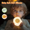Fried Egg Night Light for Toddler, Kids, Baby, Nursery Warm Ambient Lamp for Snoothing, Sleeping Companion, Auto Off 30Min Timer, Rechargeable Battry Cordless, Soft Silicone Skin by TinyTreasures Baby Boutique