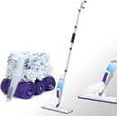 Spray Mop for Floor Cleaning with 60" Extension Handle, Dry/Wet Mop with 14oz Refillable Bottle, 3 Washable Pads&5 Disposable Refills for Hardwood Laminate Tile Floor Dust Cleaning. by CozyNest Decor