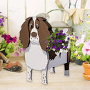 English Springer Spaniel Dog Planter Plant Pots,Cute Garden Dog Flower Planter,Dog Planters Birthday Gifts for Women,Office,Indoor/Outdoor Decor（9.45 * 6.89 * 13.35in） by GreenHaven Gardens