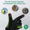 Gardening Gloves for Men and Women, Thorn Proof & Puncture Resistant Working Gloves, Gloves for Safety Work and Gardening, Gardening Gifts, Synthetic Leather Spandex Mechanic with Touchscreen Support by GreenHaven Gardens
