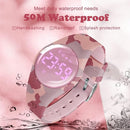 Kids Watches for Girls Boys Digital Sport Watch with Step Counter Pedometer Vibration Alarm Clock, No App Waterproof Fitness Tracker Kids Watch Boys Girls Teens Students Ages 5-16 by TinyTreasures Baby Boutique
