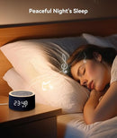 Dreamegg D1+ Sound Machine & Alarm Clock - Sound Machine for Sleep, White Noise Machine with 29 Soothing Sounds, Night Light, 0-100% Dimmable, White Noise Alarm Clock for Bedrooms Adults Baby, Blue by TinyTreasures Baby Boutique