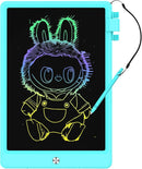 10.5 Inch LCD Writing Tablet for Kids, Colorful Toddler Doodle Board - Erasable Drawing Pad, Educational Learning Toy for Ages 3-8 - Valentine's Day Christmas Birthday Gifts (10.5 Inch, Blue) by TinyTreasures Baby Boutique