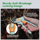 PrunePro 8" Professional Pruning Shears for Gardening Bypass Hand Pruner Stainless Steel Sharp Garden Scissors Plant Flower Rose Garden Clipper - 2 Pack by GreenHaven Gardens