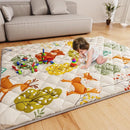 Baby Play Mat 71" X 59" Playpen Mat Upgraded Thicken Baby Floor Play Mat Non-Slip Cushioned Crawling Mat Waterproof Activity Playmats for Babies Toddlers Infants (71X59, Fox) by TinyTreasures Baby Boutique