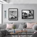 18x24 Poster Frame 3 Pack - Black Woodgrain, Solid Wood Gallery Picture Frame - Wall Hanging by CozyNest Decor