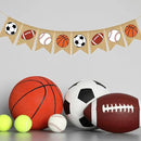 Doumeny Sports Burlap Banner Baseball Bunting Garland Sport Theme Party Hanging Banner American Football Banner Garland Basketball Soccer Banner Bunting for Birthday Baby Shower Sport Club Party Decor by GreenHaven Gardens