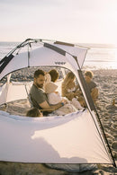 Veer Family Basecamp Recreational Pop-Up Tent | Premium Trail Rated Beach Tent or Camp Shelter for Adults and Kids | Water Resistant UPF50 Protective Coating | Portable with Easy Set Up and Take Down by TinyTreasures Baby Boutique