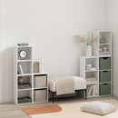 Furinno Luder Bookcase / Book / Storage, 2-Tier Cube, White by TinyTreasures Baby Boutique