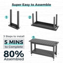 35" Shower Bench, Waterproof Poly Lumber Shower Stool for Shaving Legs, Shower Chair Seat Holds up to 400lbs, Bathroom Bench for Inside Shower, Non-Slip (Grey) by TinyTreasures Baby Boutique