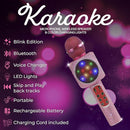 Sing-Along Bling Bluetooth Karaoke Microphone and Bluetooth Stereo Speaker All-in-One (Pink Bling) by TinyTreasures Baby Boutique