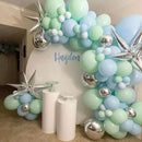 130pcs Mint Green Balloons Different Sizes 18" 12" 10" 5" Pastel Light Green Balloons for Boys Girls Birthday Baby Shower Gender Reveal Wedding Decorations by CozyNest Decor