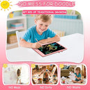 Decute Kids Toys LCD Writing Tablet with Stylus, 10 Inch Erasable Toddlers Doodle Board, Reusable Drawing Pad for Kids, Educational Christmas Birthday Gift for 3 4 5 6 7 8 Girls Boys Toddler Pink by TinyTreasures Baby Boutique