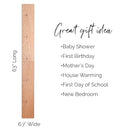 Wood Growth Chart for Wall - Growth Chart Wood Growth Chart for Kids Wooden Ruler Growth Chart Child Height Wall Chart Grow Chart for Wall Kids Wall Ruler Height Chart-Modern Natural by TinyTreasures Baby Boutique