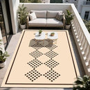 WILDROOTS 5x8 Feet Square String Plastic Outdoor Rug, Stain Resistant Waterproof Reversible Outdoor Patio Rug, Fade Resistant Camping Rug by GreenHaven Gardens