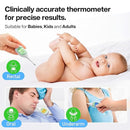 Boncare 9 Seconds Basal Body Thermometer for Ovulation, Oral Thermometer for Adults and Kids - Accurate Rectal Thermometer, with Fever Alarm and Large Display (Light Green) by TinyTreasures Baby Boutique