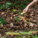 Berry&Bird Premium Hand Rake for Gardening, 5 Tines Hand Tiller Hand Cultivator Small Rake Garden Tool with Wood Handle, Ideal Garden Hand Tools for Digging, Aerating, Weeding and Loosening Soil by GreenHaven Gardens