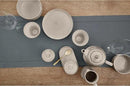 Solino Home Linen Hemstitch Table Runner 60 Inches - 100% Pure Linen Dark Grey Table Runner 14 x 60 Inch Ideal for Dresser and Coffee Tables - Classic Hemstitch - Thanksgiving by CozyNest Decor