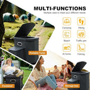 Upgrade XL Portable Toilet for Adults, Extra Large Portable Travel Floding Toilet, Camping Tall Toilets with Lid for Adults and Kids Compact Potty for Car,Hiking,Beach and Camping by TinyTreasures Baby Boutique