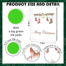 Handprint Keepsake DIY Kit, Baby's First Christmas Keepsake, Stocking Winter Decoration, Family Footprint Art for Kids, 7.8x9.8 Inch Canvas, Suitable For Desktop Wall Ornaments by TinyTreasures Baby Boutique