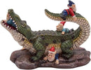 Gator Gnome: Whimsical Garden Figurine - Unique Home & Outdoor Decor by GreenHaven Gardens
