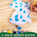 Creative Roots Paint Your Own Bunny Garden Stone, Craft Kits, Stepping Stones Kit for Kids, Ceramics to Paint, Ages 6+ by TinyTreasures Baby Boutique