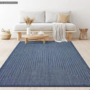 Adiva Rugs Outdoor Indoor Area Rug, Weather Resistant, Easy to Clean, Stain Resistant Floor Mat for Dining Room, Backyard, Deck, Patio (Navy Weiss, 2'6" x 7') by CozyNest Decor
