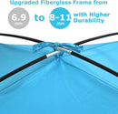 COMMOUDS Beach Tent Sun Shade for 3/4-5/6-7/8-10 Person, UPF 50+ Beach Sun Shelter Canopy Tent, Lightweight, Easy Set Up and Carry by TinyTreasures Baby Boutique