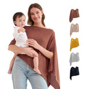 Momcozy Nursing Cover for Breastfeeding, Soft Privacy Poncho, Multi-Use Nursing Shawl, Portable Breast Feeding Covers for Women, Includes Laundry Bag (Rose Taupe) by TinyTreasures Baby Boutique
