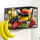 Magnetic Shelf for Fridge, Fruit Potato and Onion Storage Bins, Magnetic Spice Rack Shelves for Side of Refrigerator, Fruit Basket Magnetic Fridge Shelf Kitchen Pantry Storage Organizer by CozyNest Decor