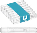 Vtopmart 8 Pack Shallow Drawer Dividers, 2.36" High 12.67"-21.14" Adjustable Expandable Kitchen Drawer Organizer, Clear Plastic Organizer Separators for Flatware, Utensil, Cutlery, Underwear, Clothes by TinyTreasures Baby Boutique